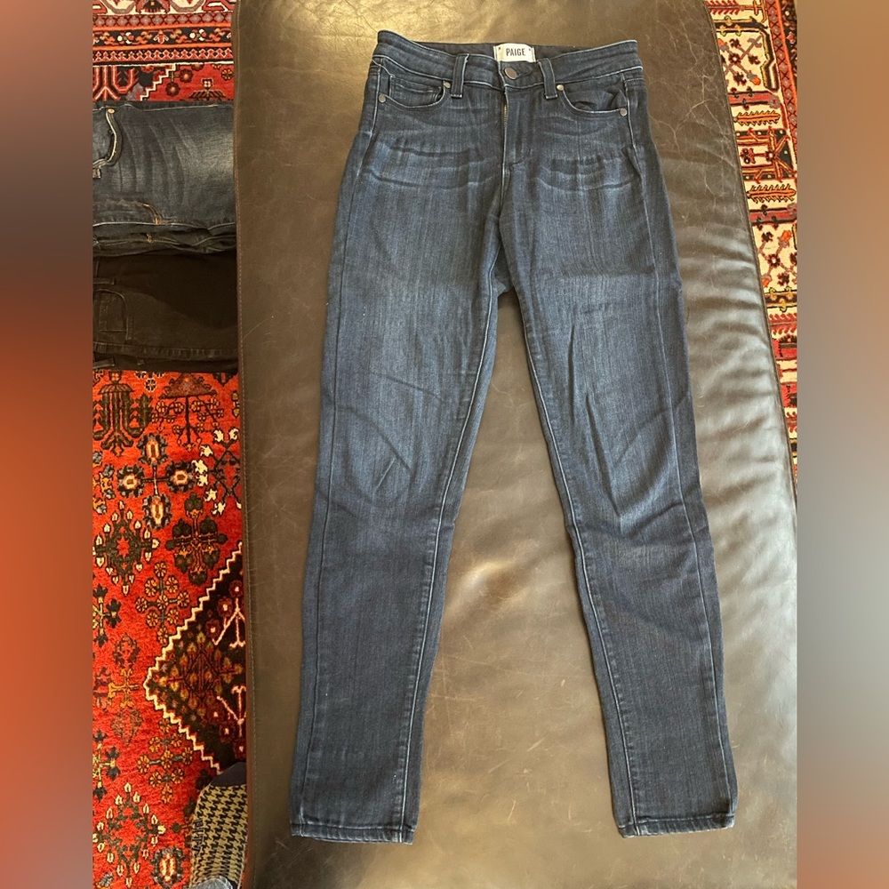 Paige Hoxton Ultra Skinny in Mae Wash Size 25